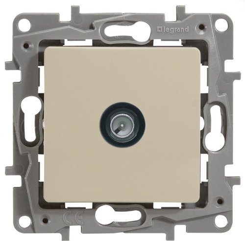 Розетка TV Звезда без рамки Legrand Etika 1-м. слоновая кость  картинка